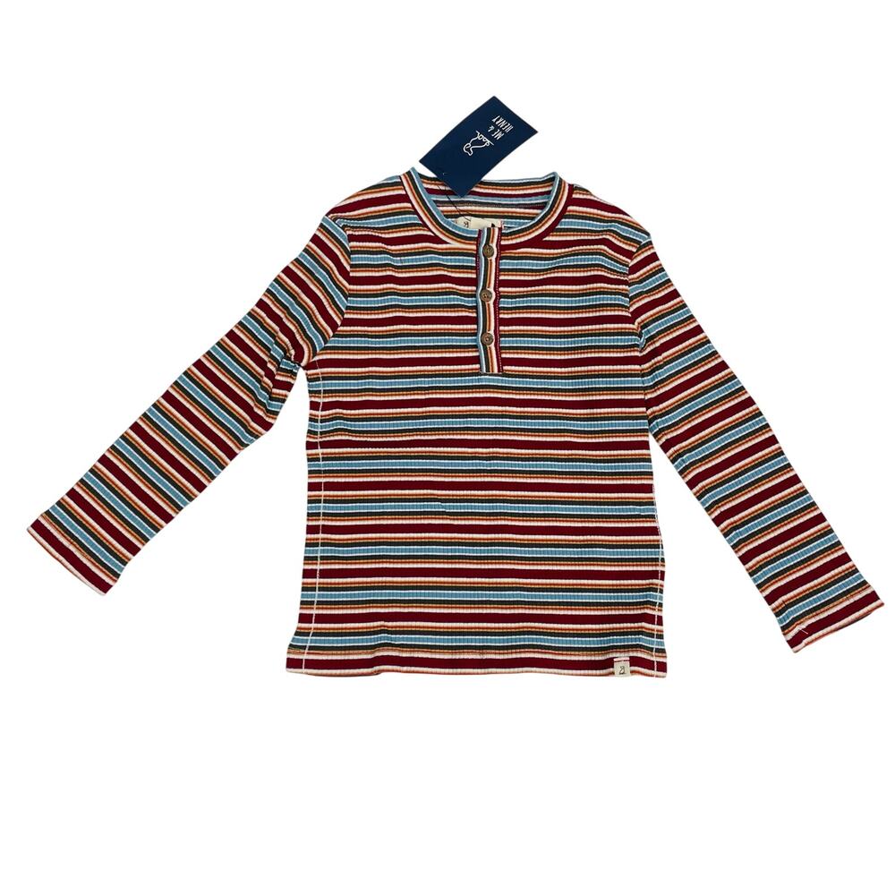 NWT Me & Henry 2/3Y Mustard Stripe Erwin Henley